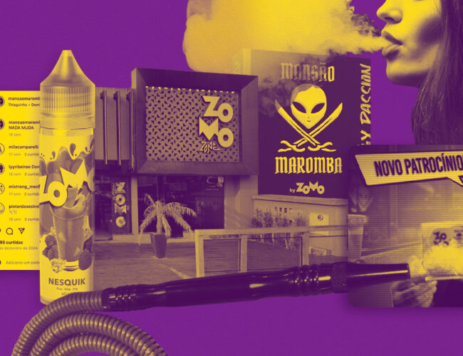 Zomo: fábrica paraguaia usa modelos pornô, festas com narguilé e influencers para promover vape e fumo ilegal