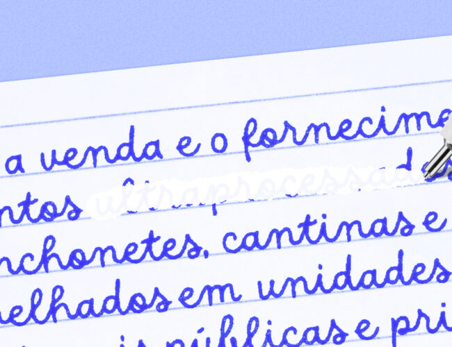 Como a indústria molda projetos de lei para manter ultraprocessados nas escolas